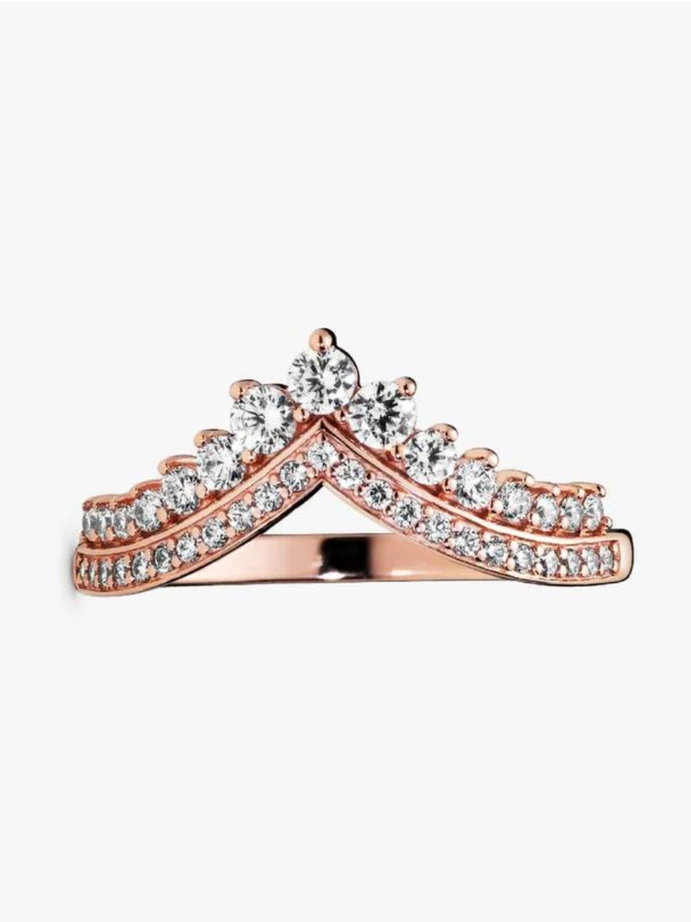 Pandora Princess Wishbone Ring
14k rose gold plating size 8
